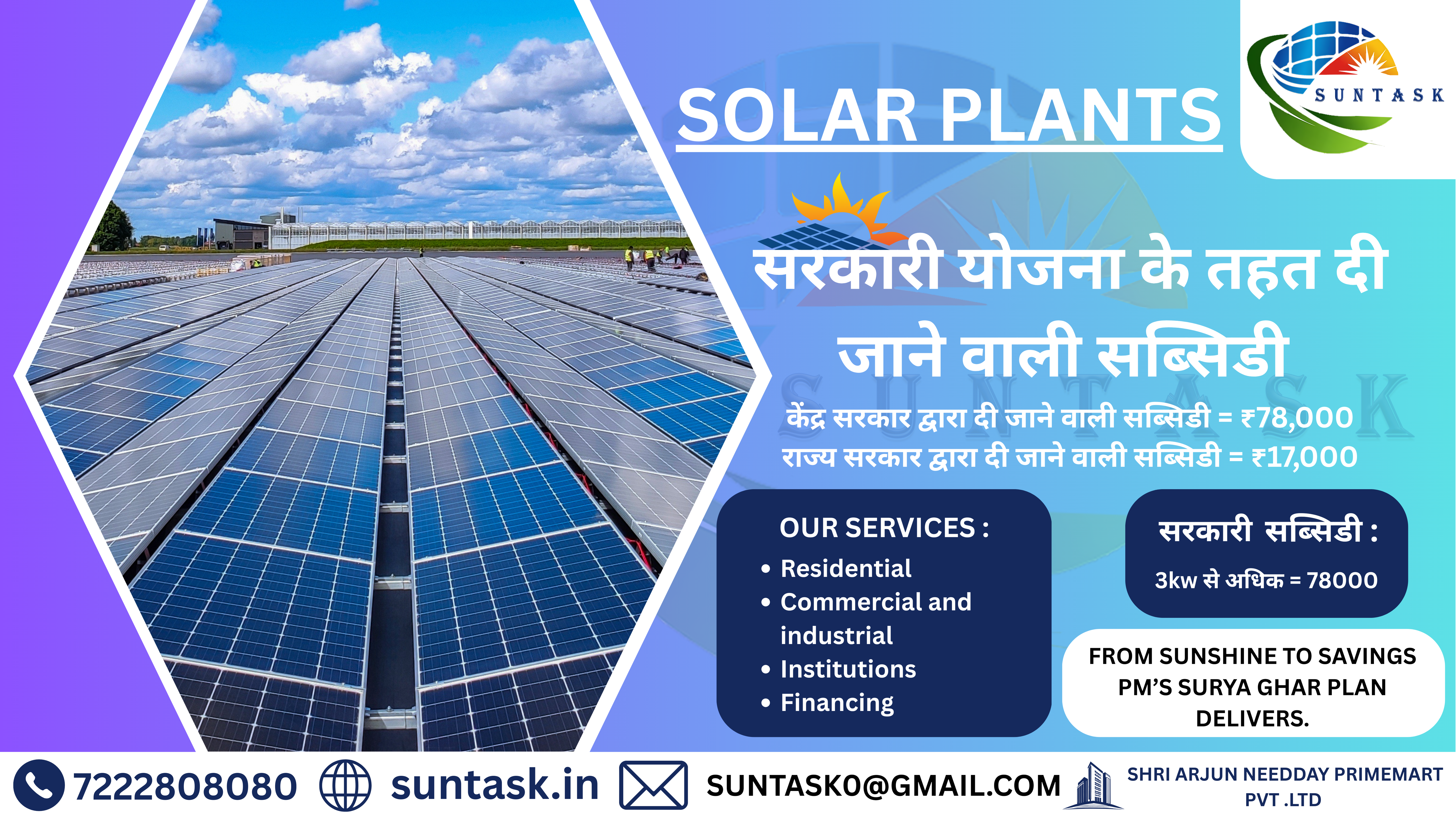 PM सूर्य घर योजना के तहत आसान मासिक किस्तों पर सोलर लगवायें ब्याज दर मात्र 7%